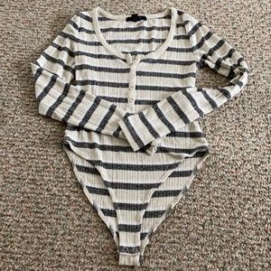 Forever 21 sweater bodysuit XS